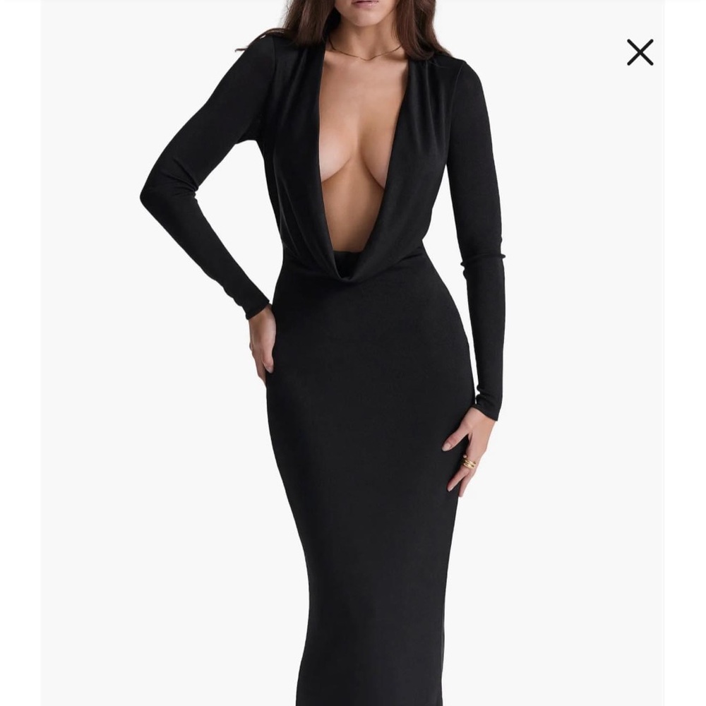 House of CB black dress